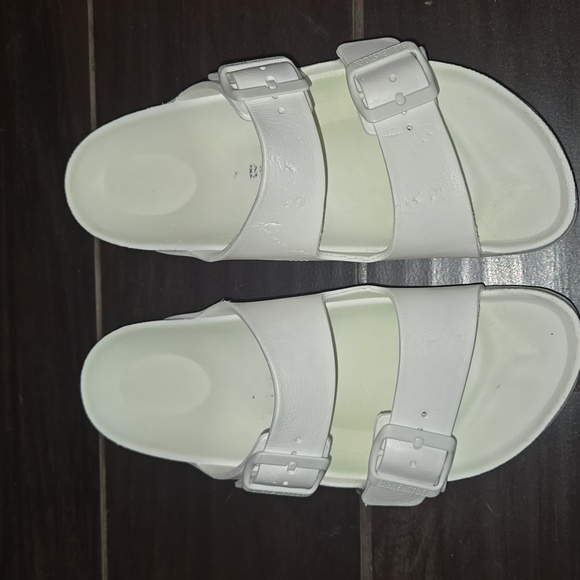 Birkenstick Arizona EVA White Sandals Sz 37 - Picture 6 of 8